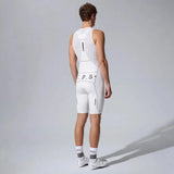 Men's I.P.S. Enduro Limited Edition Bib Shorts T501S - White- L