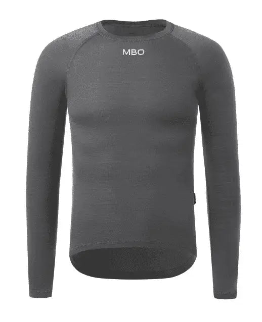 Men's Merino Wool Long Sleeve Base Layer B340 MBO