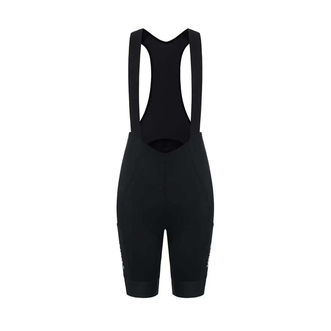 Women's Cargo Bib Shorts T110C II - Black MBO