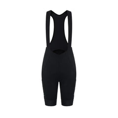 Women's Cargo Bib Shorts T110C II - Black MBO