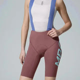 Women's Frontier Pro Zero-feel 2.0 Bib Shorts T316 - Dusky Camellia