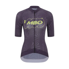 Women's Frontier Pro Cycling Jersey SC311 Neon Axis - Purple Damask