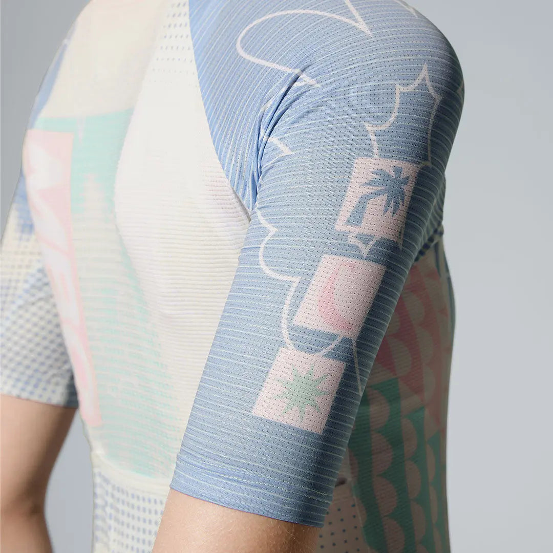 Women's Frontier Pro Cycling Jersey SC311 Spring Pulse - Gale Blue MBO