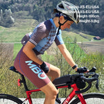 Women's Frontier Pro Cycling Jersey SC311 Urban Canvas - Hounds tooth Blue Brown MBO