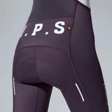 Women's I.P.S Enduro Tech Bib Shorts T511 - Black Plum