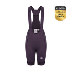 Women's I.P.S Enduro Tech Bib Shorts T511 - Black Plum MBO