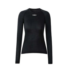 Women's Merino Wool Long Sleeve crew neck Base Layer B350 MBO