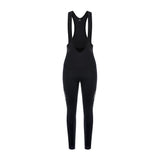 Women's Windproof Fleece Bib Tights Yacon- Black