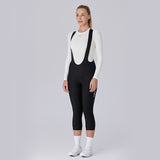 Women's  3/4 Thermal cargo bib tights  T177C