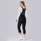 Women's  3/4 Thermal cargo bib tights  T177C