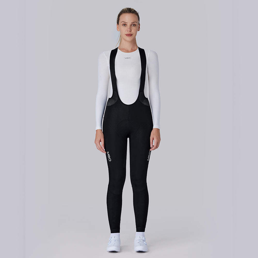 Women's Windproof thermal bib tights-T190