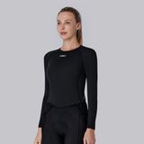 Women's Merino Wool Long Sleeve crew neck Base Layer B350