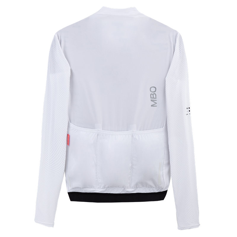 Times Men's Prime Training LS Jersey-Silver White MBO