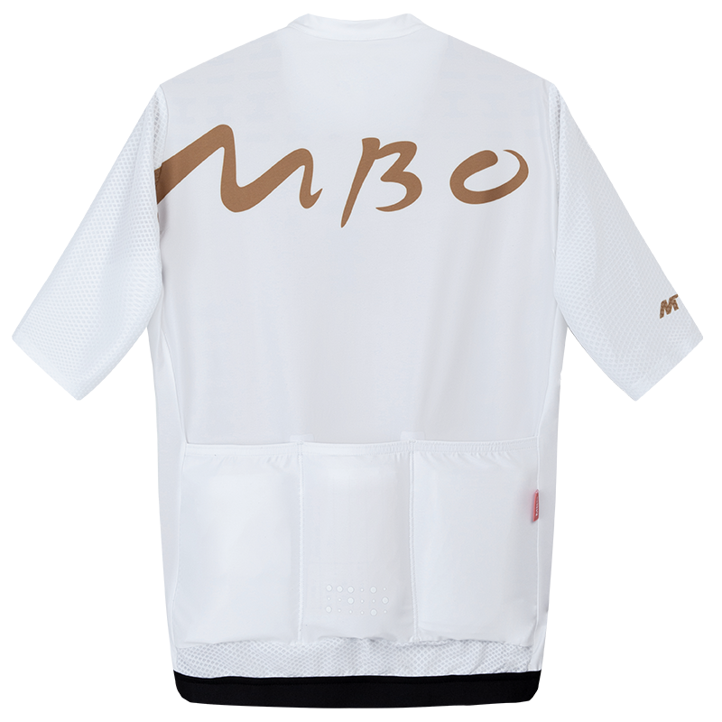 Brushwork Men's Prime Training Jersey-White MBO