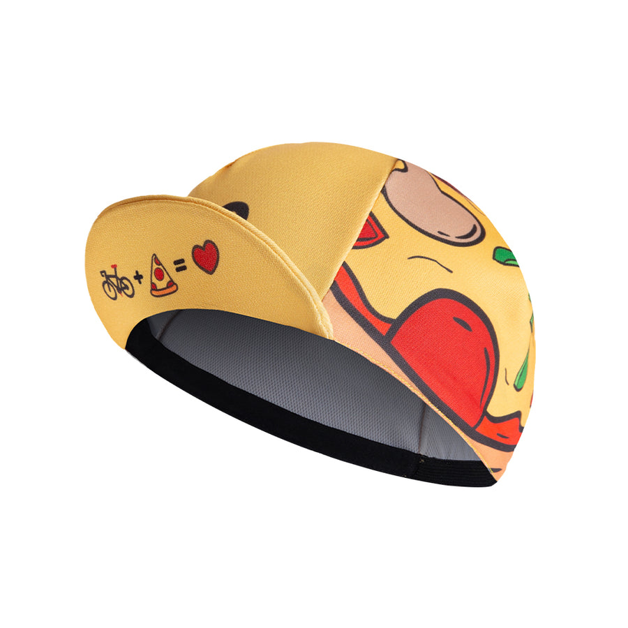PIZZA Cycling Cap-Yellow MBO